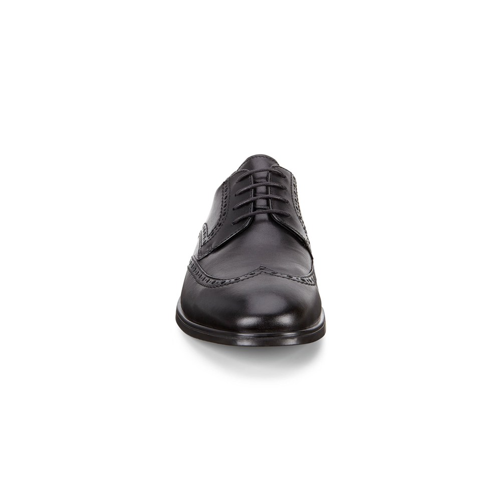 Zapatos De Vestir Hombre - ECCO Melbourne Wingtip Tie - Negros - BPC936124